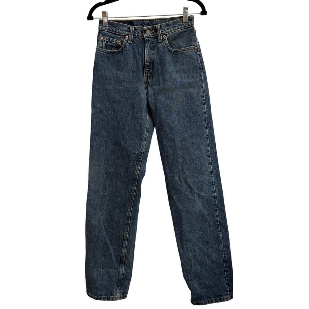 Levi’s Women’s 560 Loose Fit Straight Leg Jeans 5 MED Made USA Vintage Wash Y2K